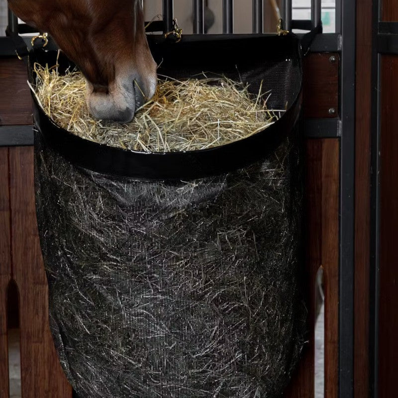 Kentucky Horsewear - Straight black hay bag