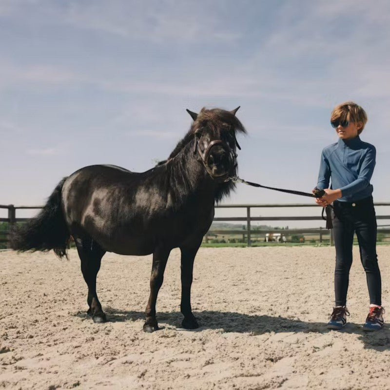 Kentucky Horsewear - Legging d'équitation Mexico Kids garçon avec Grip au genou marine