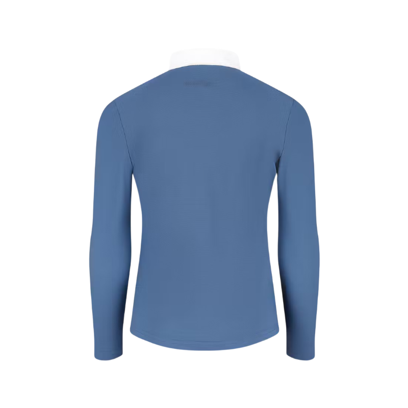 Kentucky Horsewear - Osaka Kids wedstrijd polo jongens lange mouwen marine