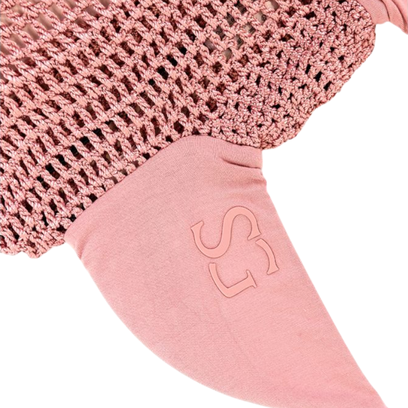 SG - Bonnet pour chevaux Lancelotta pivoine | - Ohlala