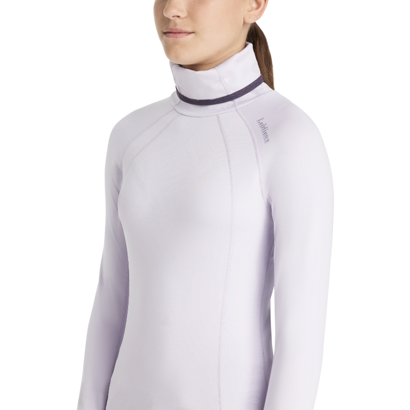 Lemieux - Baselayer meisje met hoge kraag Young Rider Savannah lilac