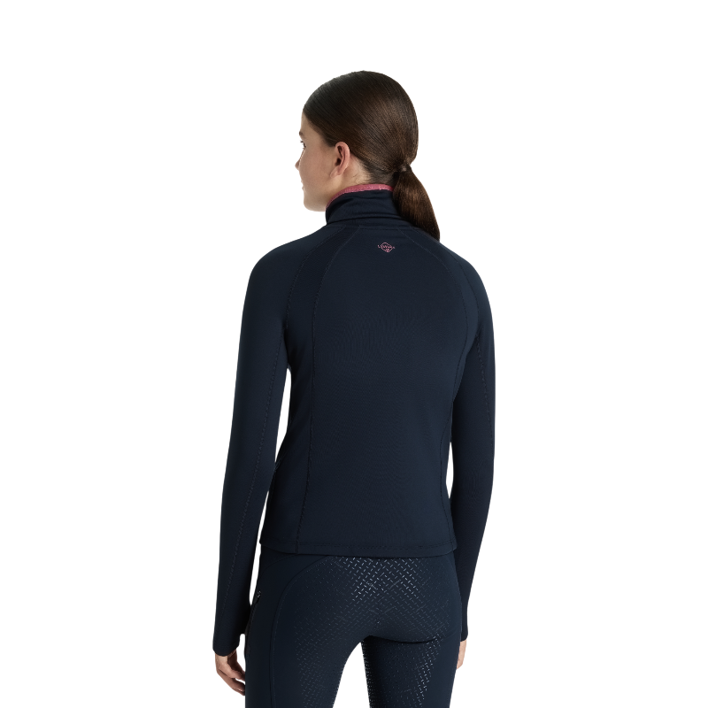 Lemieux - Baselayer fille à col montant Young Rider Savannah marine | - Ohlala