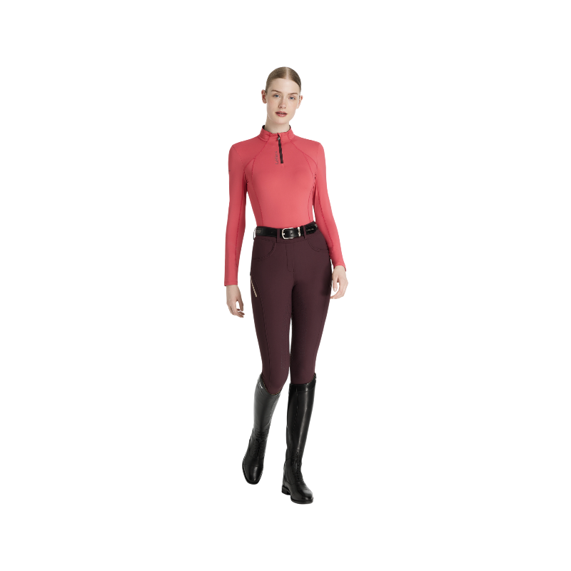 Lemieux - Baselayer manches longues femme Classique cranberry