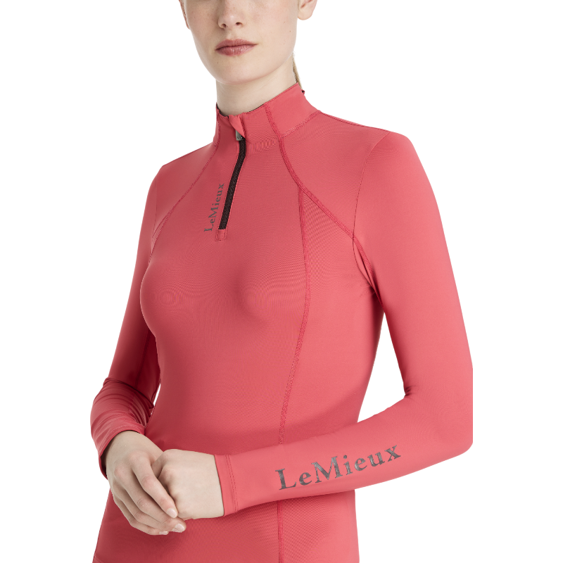 Lemieux - Baselayer manches longues femme Classique cranberry