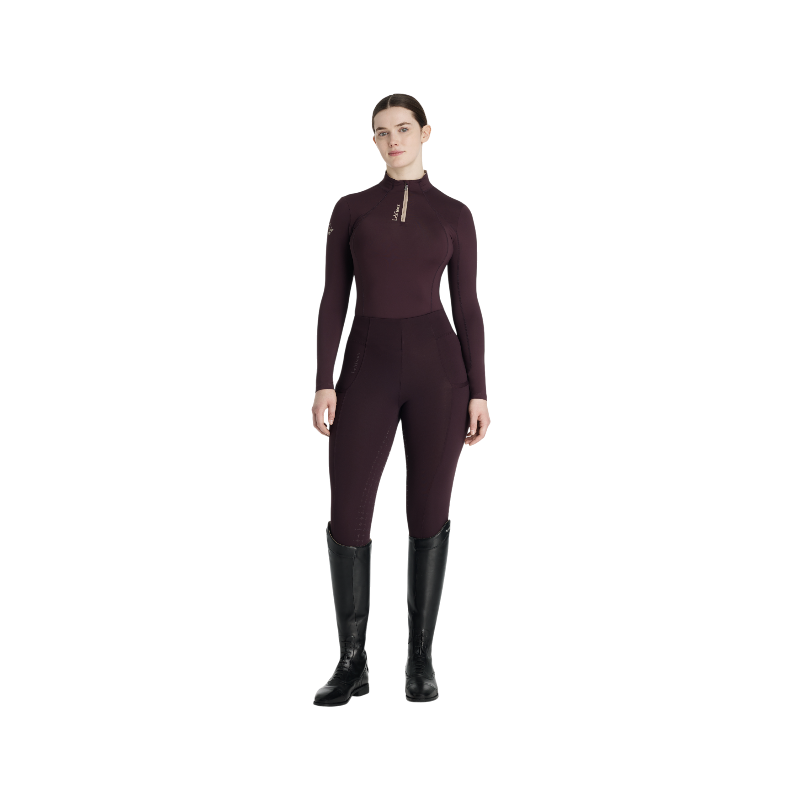 Lemieux - Baselayer lange mouwen dames Klassiek damson