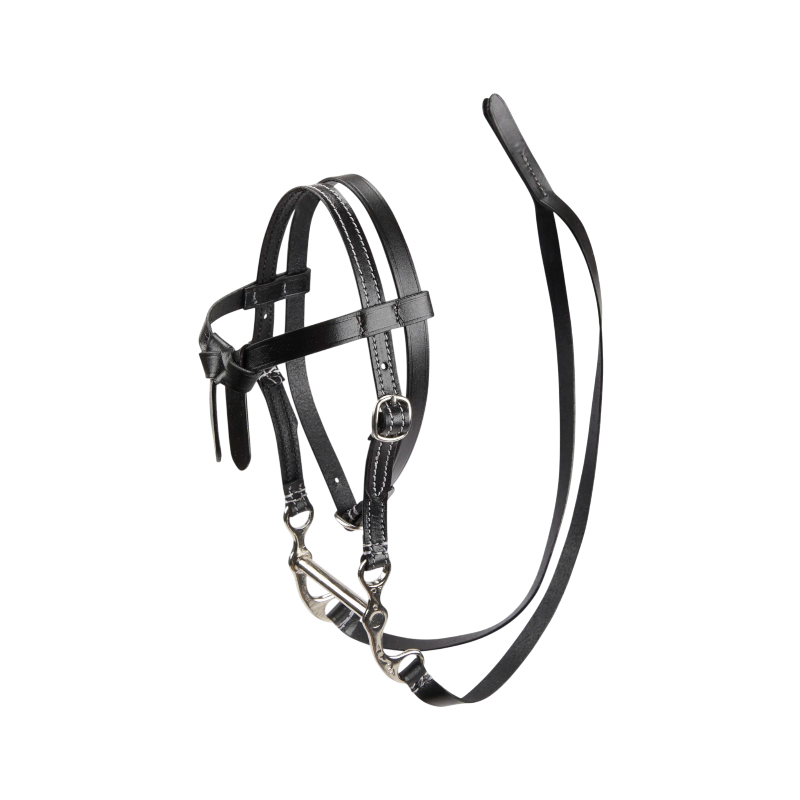 Lemieux - Western hoofdstel voor zwarte Toy Pony