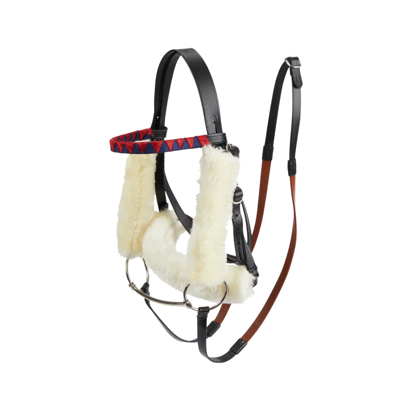 Lemieux - Bridon de course pour Hobby Horse noir | - Ohlala