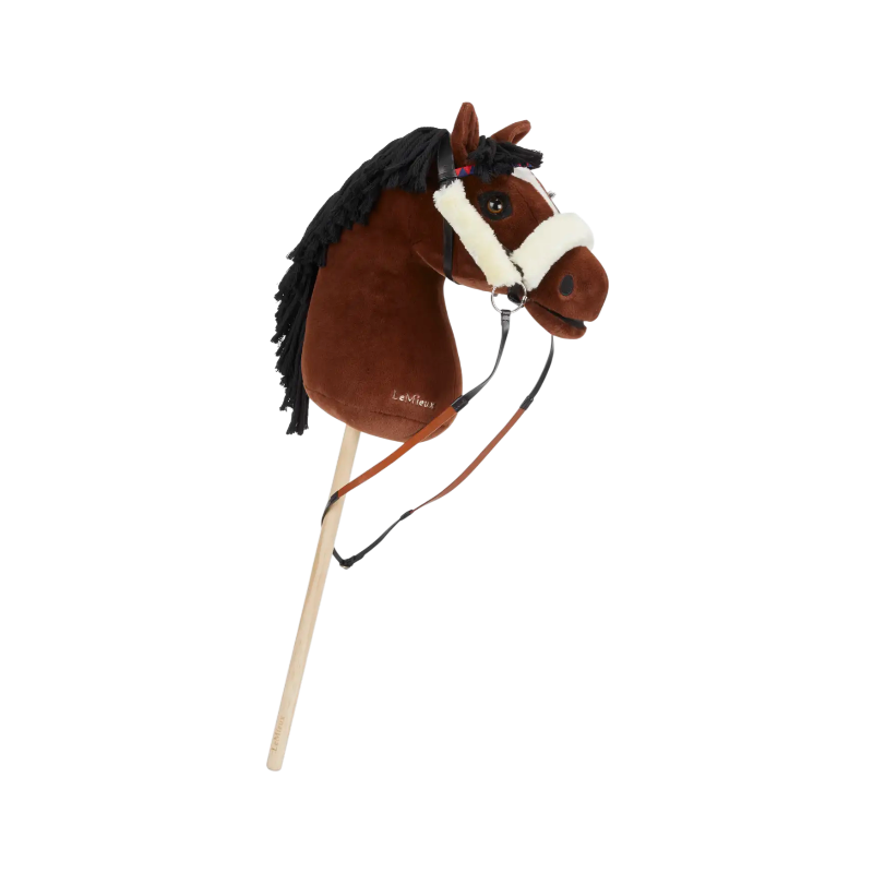 Lemieux - Bridon de course pour Hobby Horse noir | - Ohlala