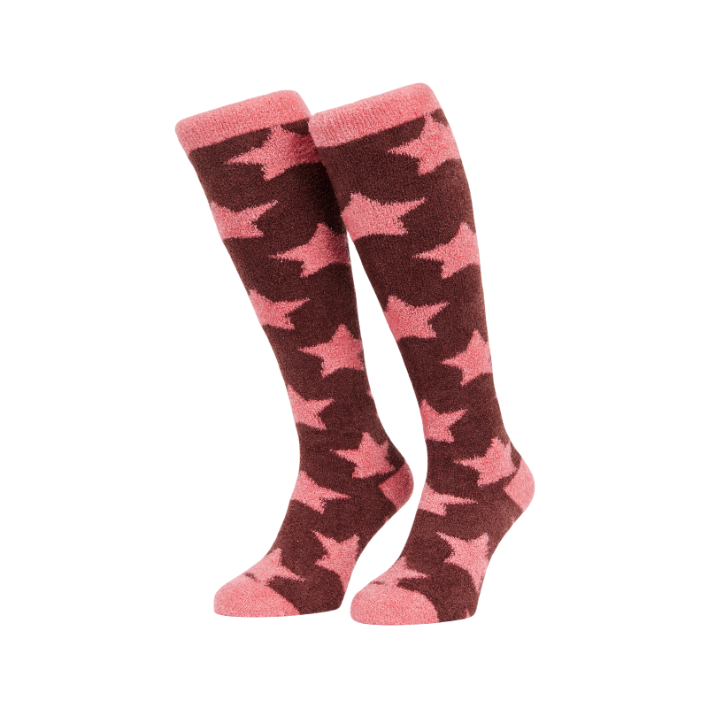 Lemieux - Chaussettes Fluffy Sasha Star damson | - Ohlala