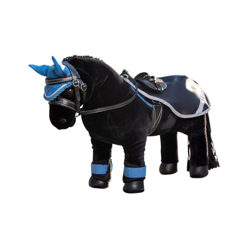 Lemieux - Dekens voor Toy Pony marine/ grijs