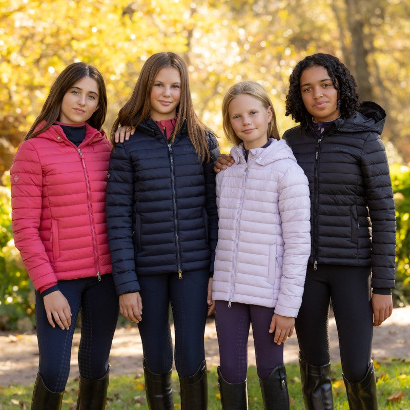 Lemieux - Junior-Daunenjacke mit langen Ärmeln Young Rider Ruby marine