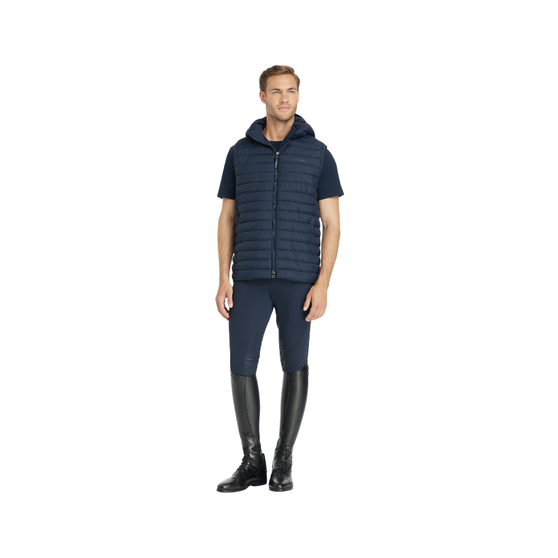 Lemieux - Herren Steppweste mit Kapuze marine