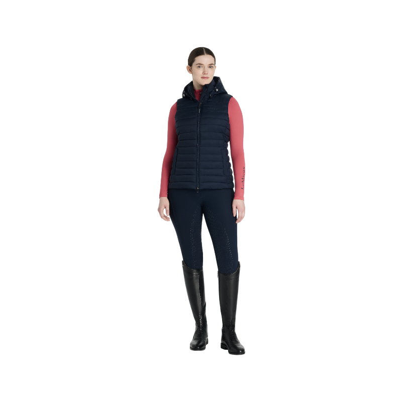 LeMieux - Women's sleeveless down jacket Navy pink
