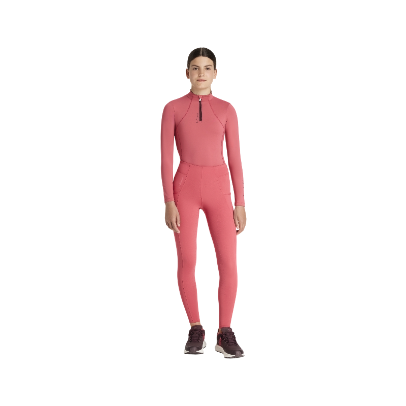 Lemieux - Legging d'équitation Pull-on fille Young Rider Orla cranberry
