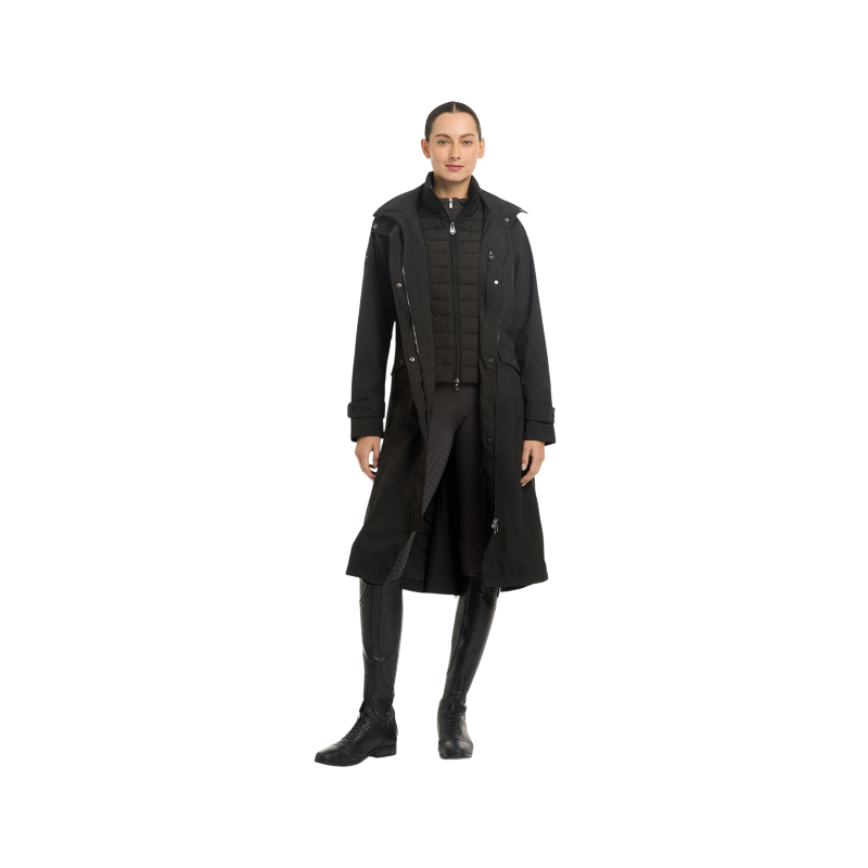Lemieux - Manteau d’équitation femme léger et imperméable Amelie noir | - Ohlala