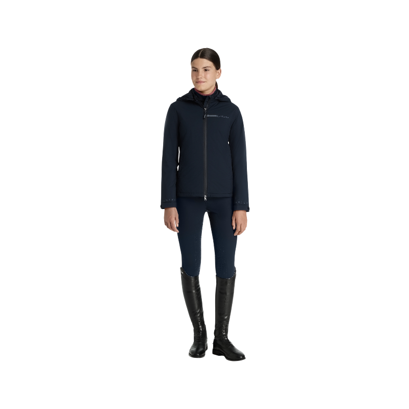 Lemieux - Manteau d’équitation imperméable enfant Young Rider Thea marine | - Ohlala