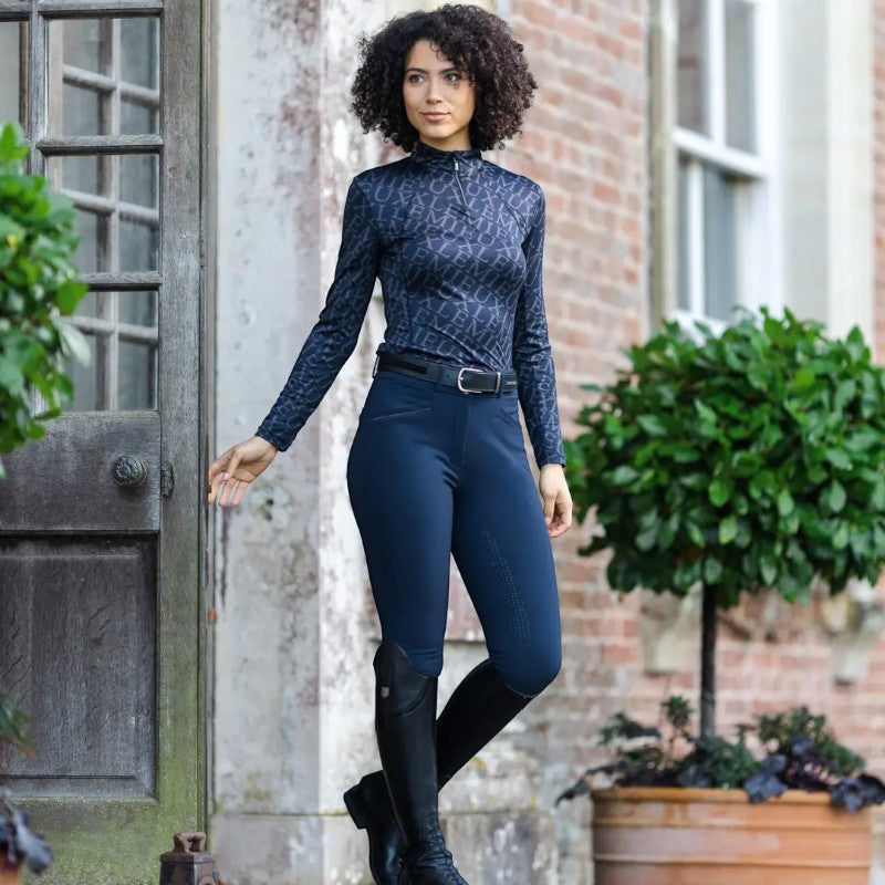 Lemieux - Pantalon d'équitation femme Freya Pro marine | - Ohlala