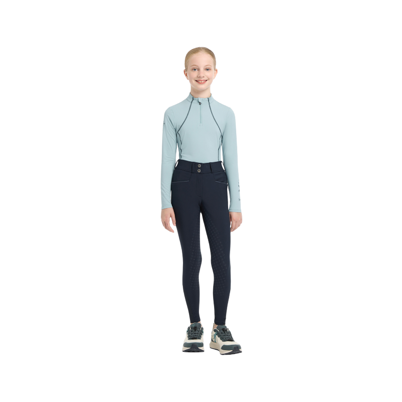 Lemieux - Pantalon d'équitation fille Young Rider Izzy Full marine | - Ohlala