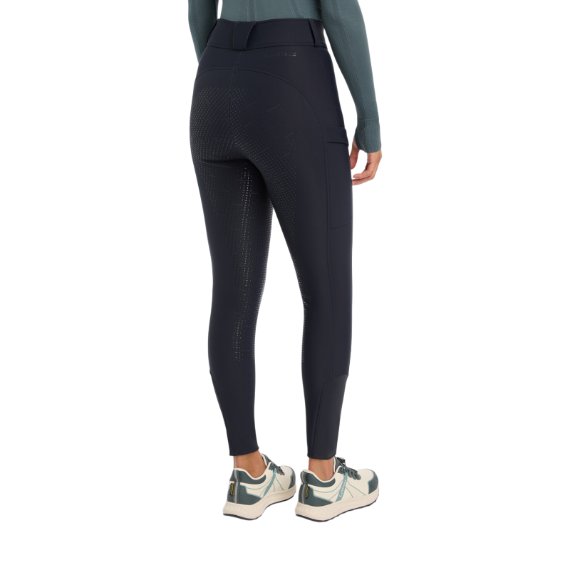Lemieux - Pantalon d'équitation imperméable femme DryTex Full Grip marine | - Ohlala