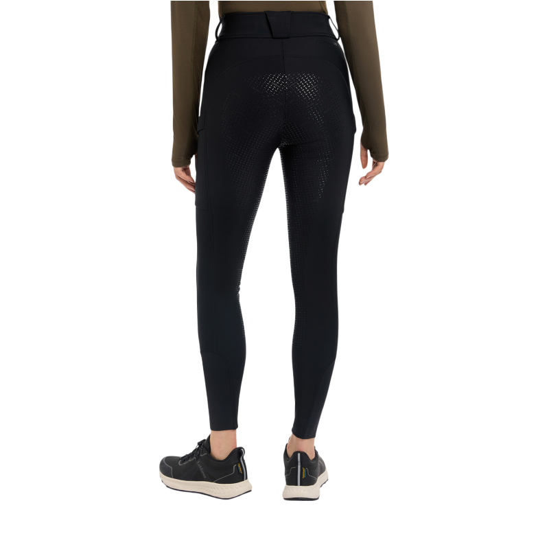 Lemieux - Pantalon d'équitation imperméable femme DryTex Full Grip noir | - Ohlala