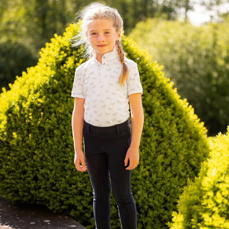 Lemieux - Polo für Mädchen Mini Bella weiß