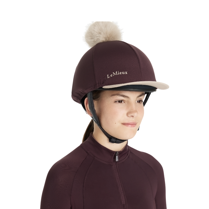 Lemieux - Afneembare pompon helmtooi Klassiek damson