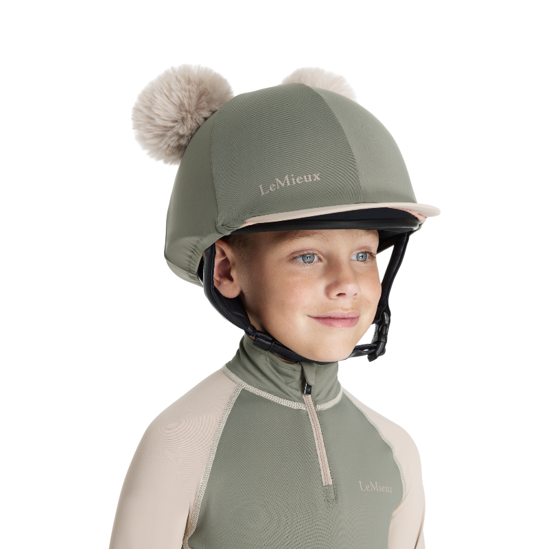 Lemieux - Toque de casque doubles pompons amovibles enfant Mini rosemary | - Ohlala