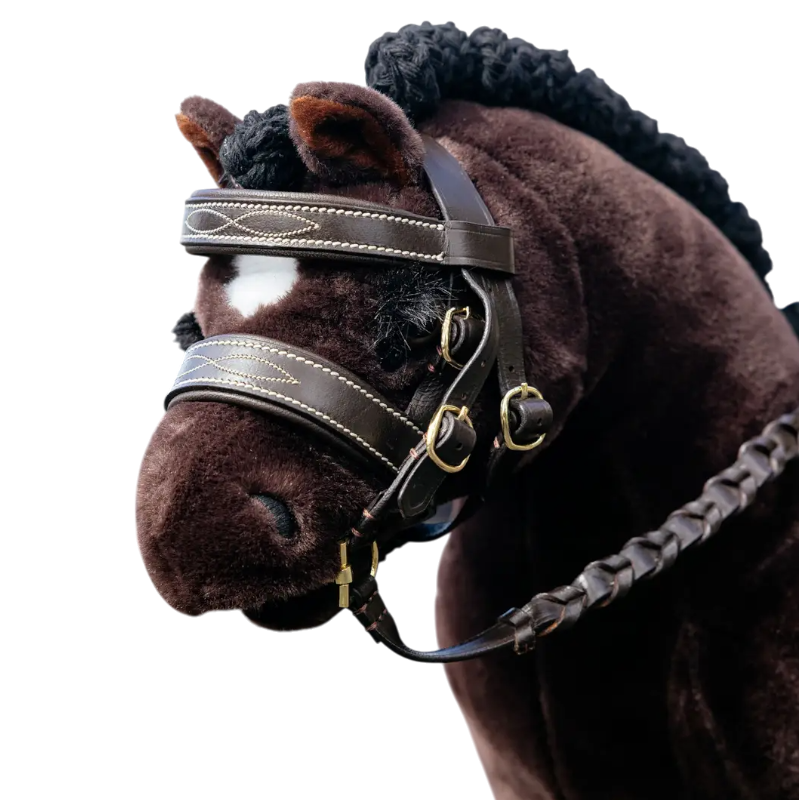 Lemieux - Brown bridle for Toy Pony Hunter