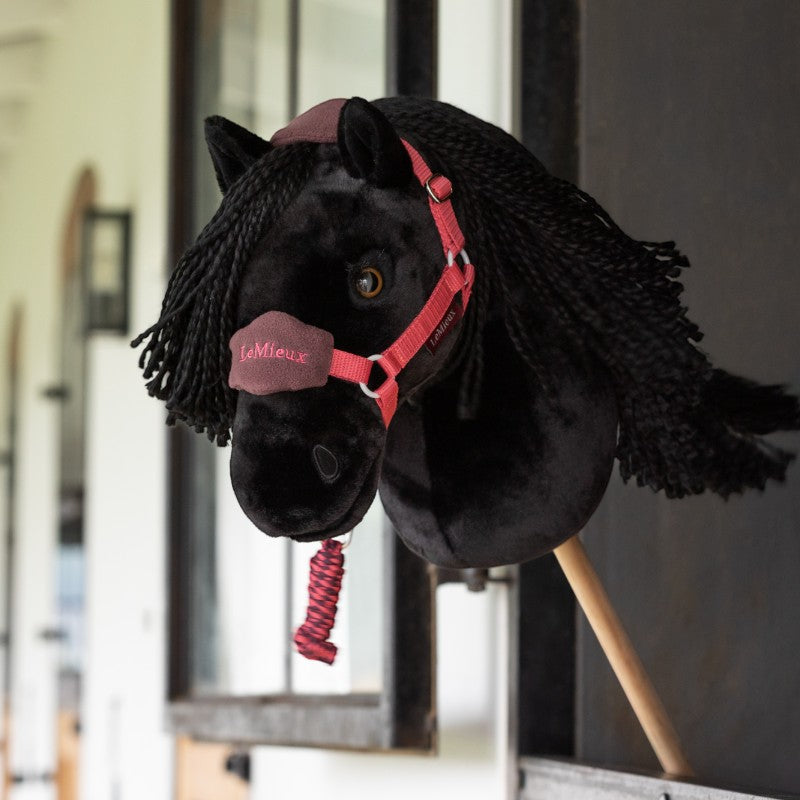 Lemieux - Lange en halster Vogue voor Hobby Horse cranberry