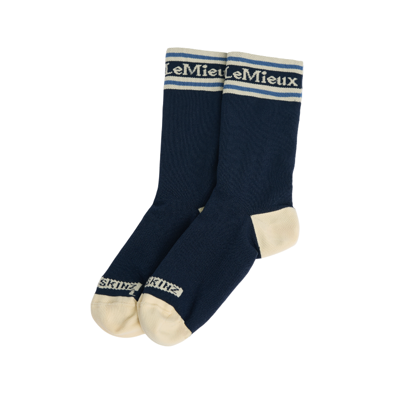 LeMieux - Chaussettes d'équitation anti-ampoules Sealskinz marine