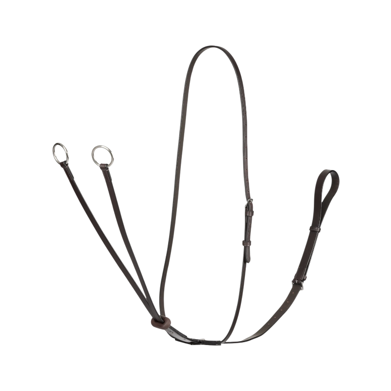 Lemieux - Martingale à anneaux Arika marron/ argent | - Ohlala