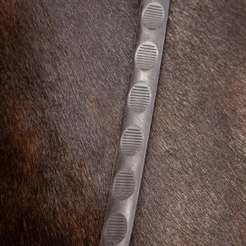 Lemieux - Rênes Magna Grip marron/ laiton | - Ohlala