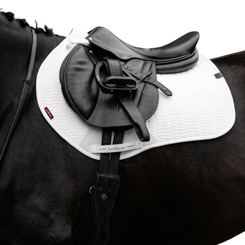 LeMieux - Tapis de selle Square Essence blanc | - Ohlala