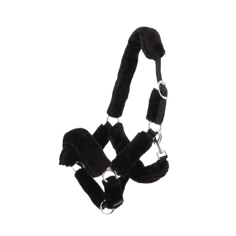 Norton - Licol "Full" mouton synthétique noir/noir | - Ohlala