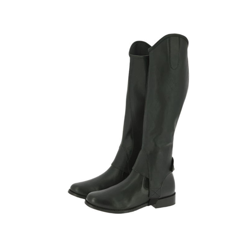 Norton - Mini-chaps stretch grainé noir | - Ohlala