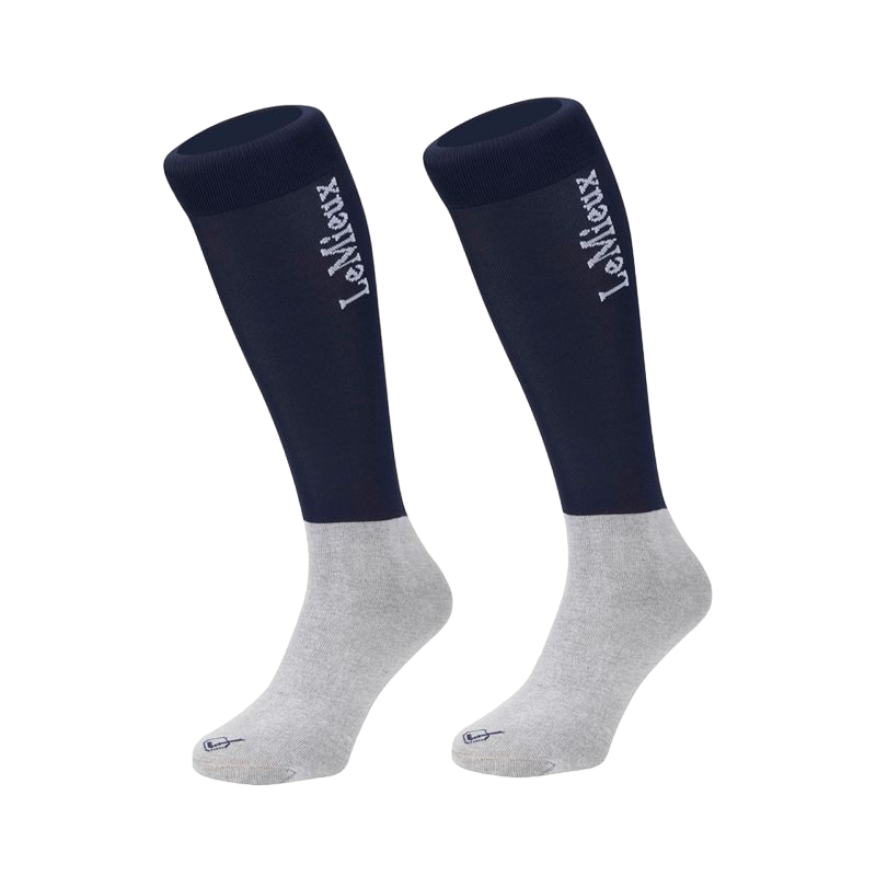 LeMieux - Chaussettes d'équitation marine (x2) | - Ohlala