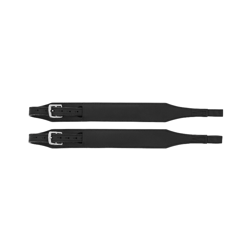 Norton - Étrivières monobranches en cuir Line noir | - Ohlala