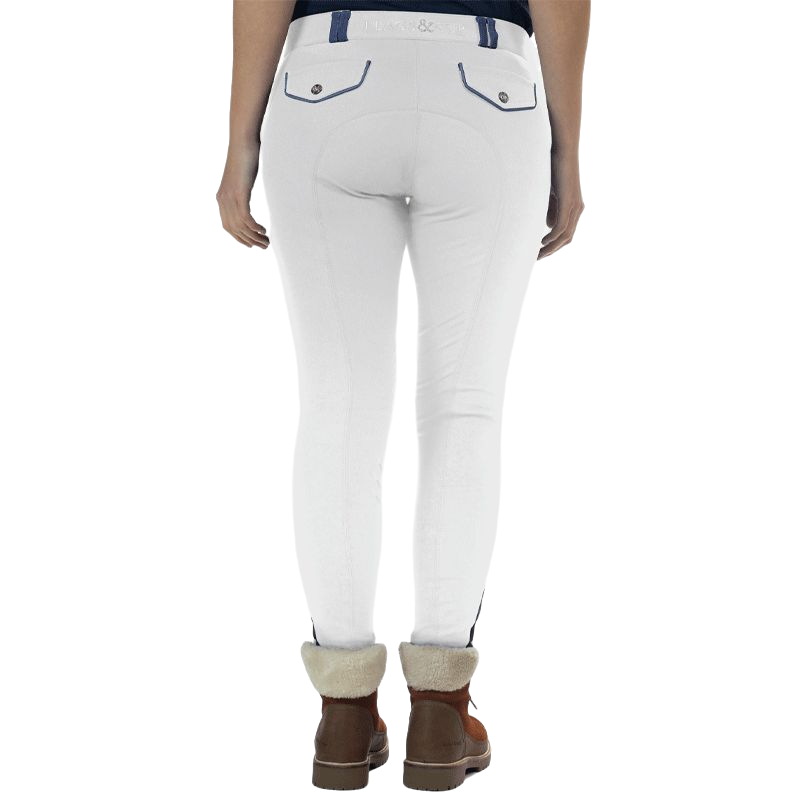 Flags & Cup - Pantalon d'équitation fille Orillia blanc | - Ohlala