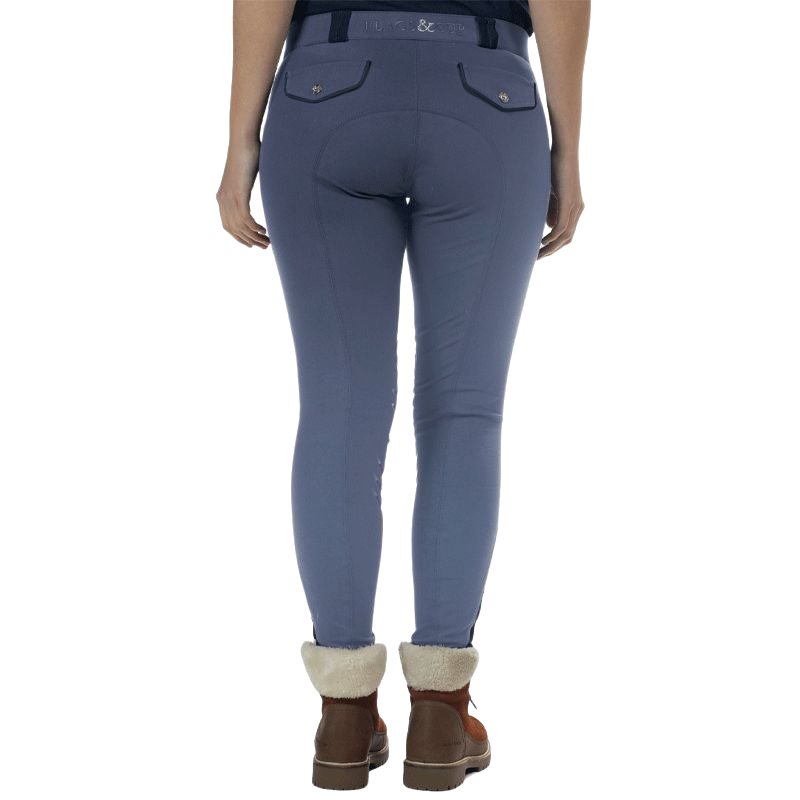 Flags & Cup - Pantalon d'équitation fille Orillia denim | - Ohlala