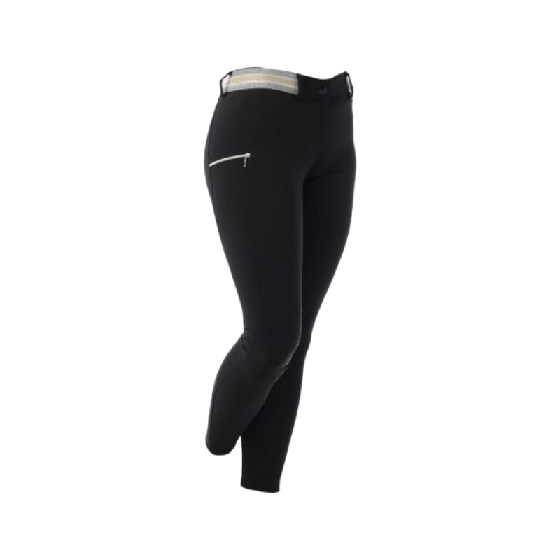 Equithème - Pantalon d'équitation femme Lor noir | - Ohlala