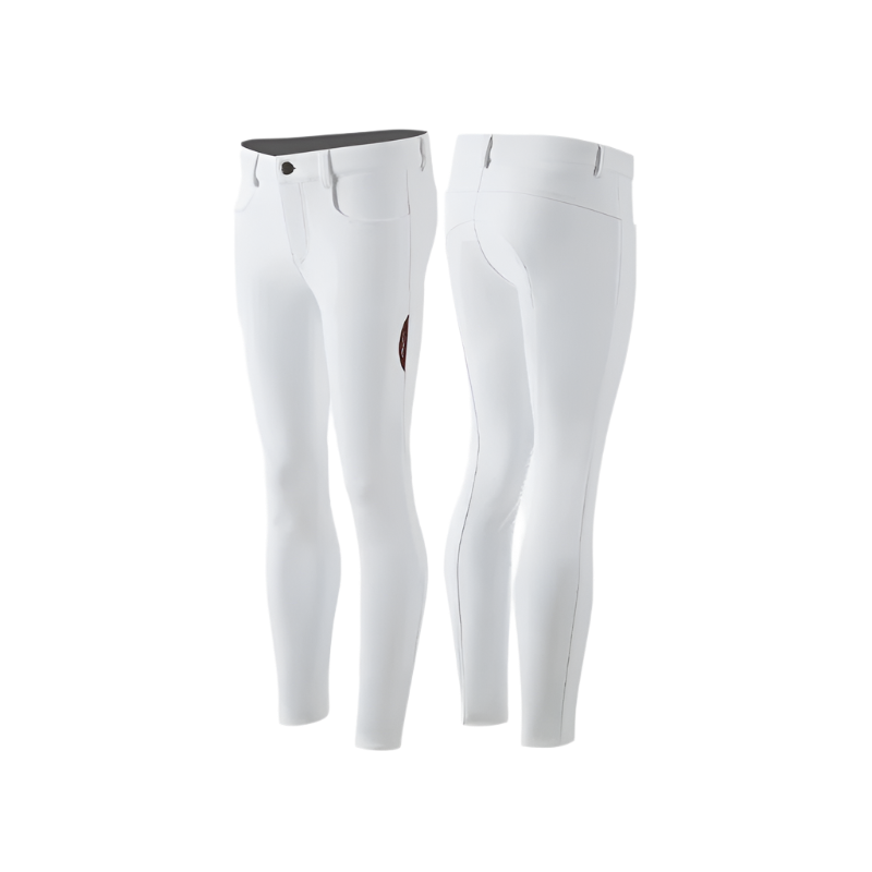 Animo Italia - Pantalon d'équitation enfant unisexe Naw blanc | - Ohlala