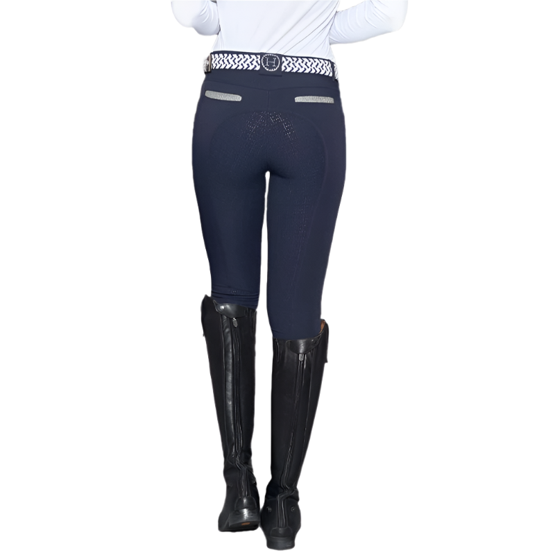 Harcour - Pantalon d'équitation femme Vogue marine | - Ohlala