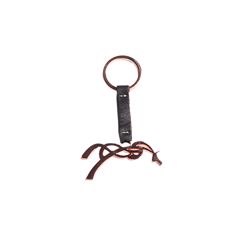 Pénélope - Porte clé rose gold / noir | - Ohlala
