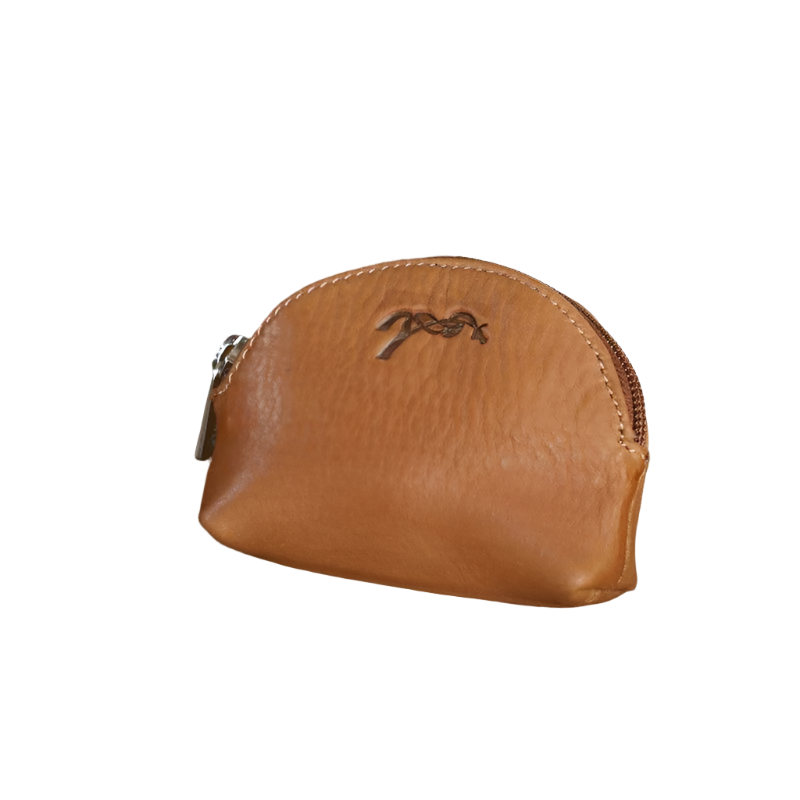 Pénélope - Porte-monnaie cognac | - Ohlala