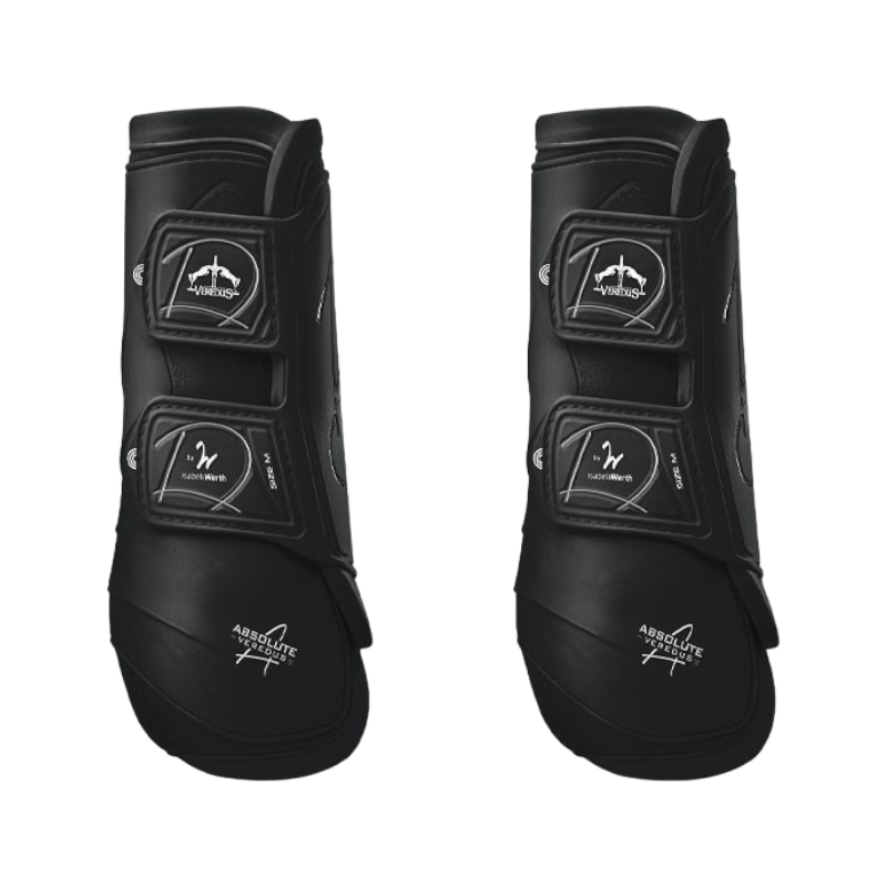 Veredus - Guêtres fermées postérieurs Absolute velcro noir x2 | - Ohlala