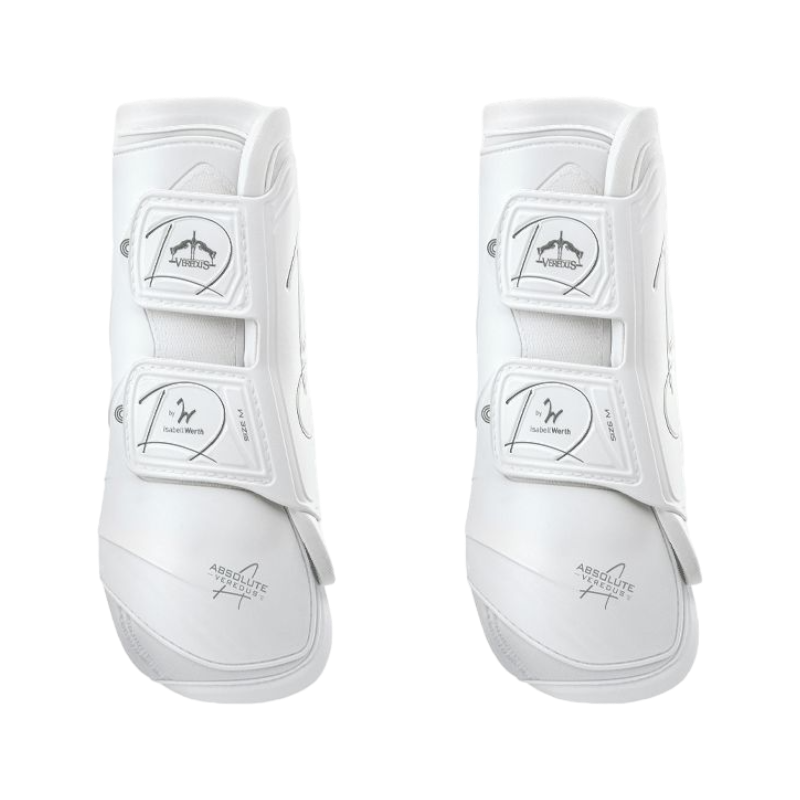 Veredus - Guêtres fermées antérieurs Absolute velcro blanc x2 | - Ohlala