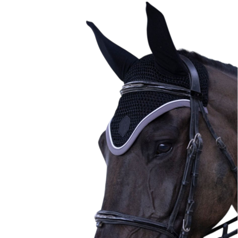 Pro Confort - Bonnet pour chevaux Dynax noir/ gris foncé | - Ohlala
