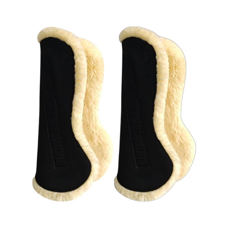 Pro Confort - Doublures de guêtres ouvertes Chalou mouton synthétique naturel | - Ohlala