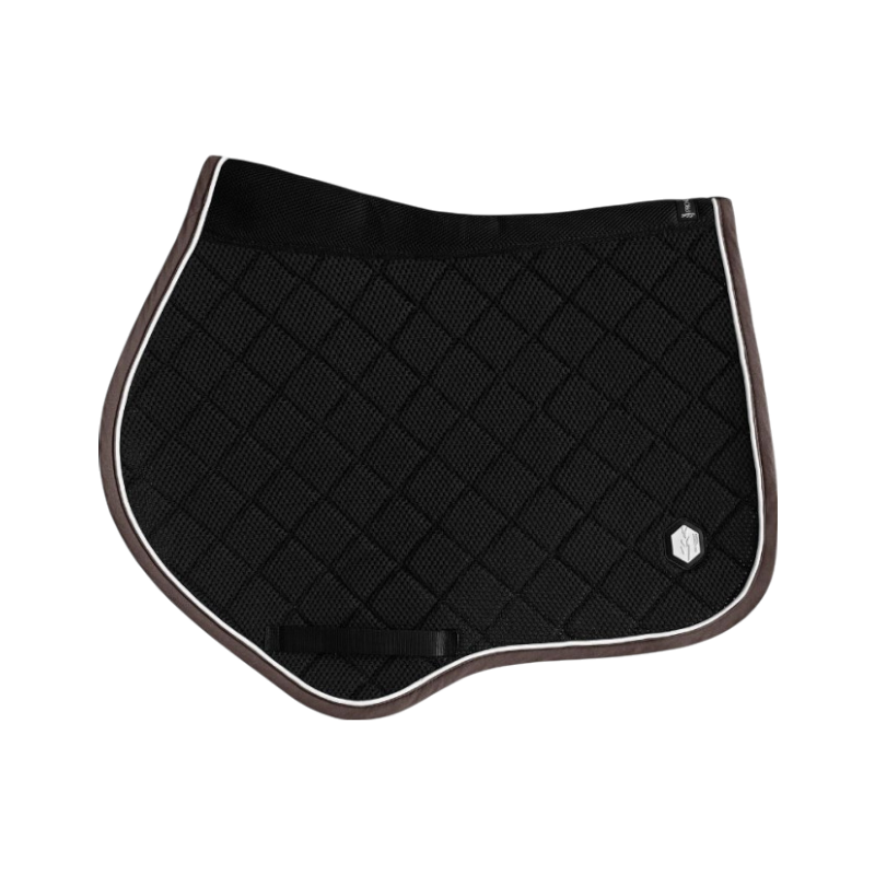 Pro Confort - Tapis de selle Dynamix 3D mesh velours noir/ marron | - Ohlala