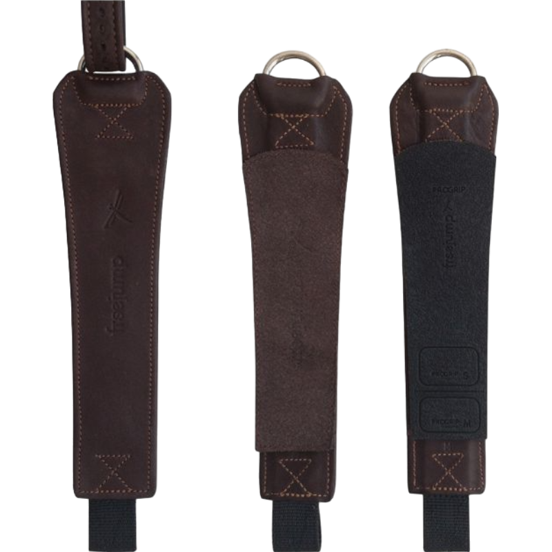 Freejump - Étrivières Progrip marron | - Ohlala